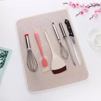 Сливная подушка для посуды, утолщенный суперабсорбент, практичный фильтр для воды большого размера для бара синий