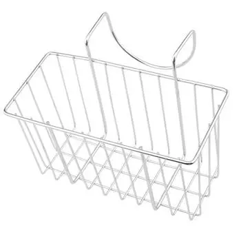 Сливная полка для раковины, держатель для хранения кухонной губки, нержавеющая подвесная корзина, полка