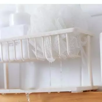 Сливная полка для раковины, губка для мыла, держатель для унитаза, органайзер для хранения, аксессуары для ванной комнаты, кухонный гаджет, удобная полка белый