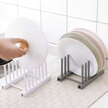 Сливная полка Универсальная съемная крышка сливной кастрюли Сушилка для разделочной доски серый