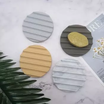 Сливная полочка для мыла Большой поднос для мыла Коробка для мыла в ванной комнате без перфорации Round серый