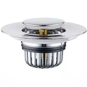 Сливная пробка для раковины нажимного типа, сетчатый фильтр с отскоком, универсальная пробка для раковины в ванной комнате, кухня ABS Bounce Core