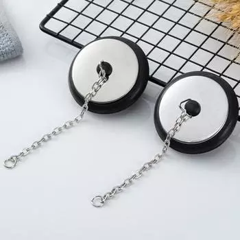 Сливная пробка с цепочкой, сетчатый фильтр для раковины, удобная эффективная герметичная сливная пробка для домашней ванной комнаты 40mm