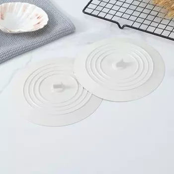 Сливная пробка, сильная всасывающая силиконовая сливная пробка для ванны, простая в использовании сливная пробка для кухонной раковины для дома белый