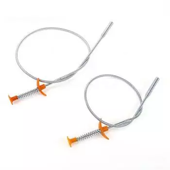 Сливная пружина-змея, гибкая трубка из нержавеющей стали, средство для удаления засоров в канализации, инструменты для дноуглубительных работ, крючок для чистки кухонной раковины, антизасорение