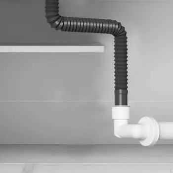 Сливная труба для кухонной раковины предотвращает обратный поток воды, соединитель для умывальника