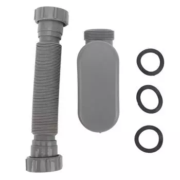 Сливная труба для ванны 1 1/2 дюйма, гибкая, для предотвращения запаха, для душа, дренажная труба для ванной комнаты