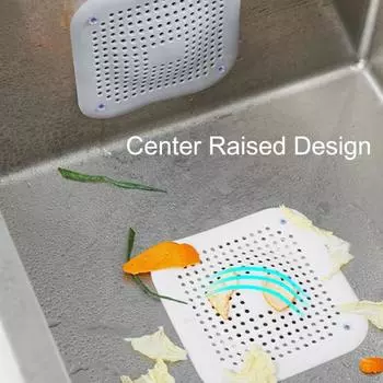 Сливной фильтр, практичный, круглый, легкий, ловушка для слива волос, полая конструкция, сливная пробка для волос, сливной коллектор для волос, аксессуары для ванной комнаты серый