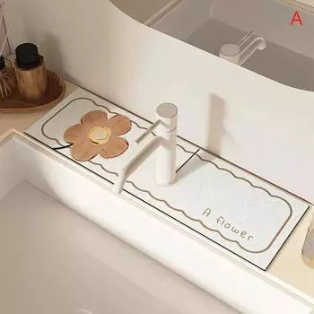 Сливной коврик для смесителя для раковины, коврик для унитаза, диатомовая грязь, впитывающий коврик, коврик против плесени