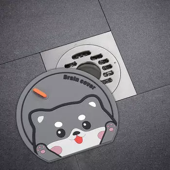 Сливной коврик для запаха, напольное покрытие, гибкая пробка для канализации, пробки для душевой ванны хаки