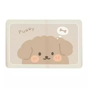 Сливной коврик, нескользящий, сильно впитывающий воду, быстросохнущий, против обрастания, противообрастающий коврик для столешницы, сушилка для диатомовой грязи для кухни бежевый