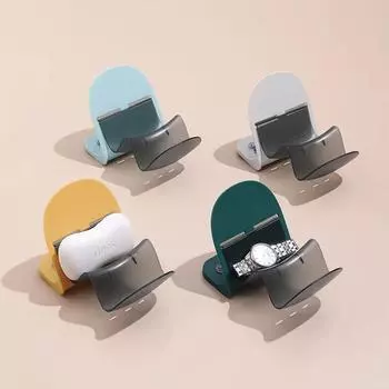 Сливной мыльница с присоской, держатель для мыла, тарелка, органайзер для ванной комнаты, ящик для хранения, держатель для подноса, контейнер, настенный, без перфоратора белый