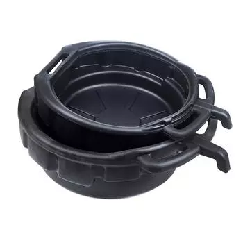 Сливной поддон Универсальный гаражный инструмент с защитой от брызг Прочный прочный легкий автомобильный поддон для замены масла 15L