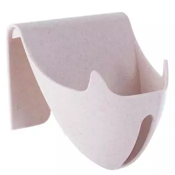 Сливной ящик для ванной комнаты, настенный держатель для хранения губки, пластиковый поднос, органайзер, контейнер без сверления