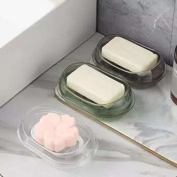 Сливной ящик Мыльница Двухслойная мыльница Не заплесневелая мыльница Ванная комната чёрный