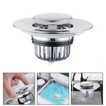Сливной сердечник для душа, крышка фильтра для пола, туалет, канализация, пробка против запаха, ПВХ