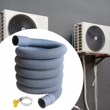 Сливной шланг для стиральной машины, гибкий дизайн, для стирки и кондиционирования воздуха Length 6.5 FT