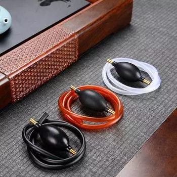 Сливной шланг из силикона с медной головкой, мягкий, непромокаемый, пояс, впитывающий шарик, чайный поднос, специальный впитывающий шарик, аксессуары для чайной церемонии