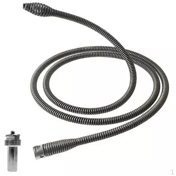Сливной шнек для раковины, канализационной ванны, оборудование для очистки ванной комнаты Silver_1M
