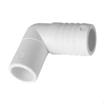 Сливной соединитель 90°, насос в нижней части кабины, небольшой сливной соединитель, простая установка белый
