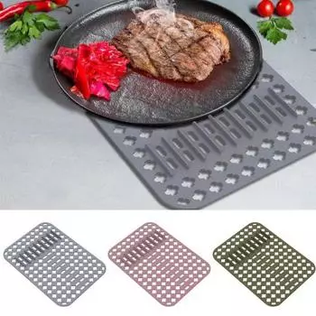 Сливной сплошной цвет, отличный противоскользящий кухонный фарфоровый коврик для раковины в фермерском доме, сливной коврик для раковины серый