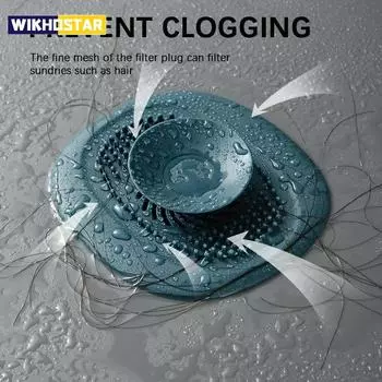 Сливной умывальник для ванной комнаты, ловушка для волос, неровный узор, пробка для ванны, сетчатый фильтр для раковины, кухонный аксессуар оранжевый