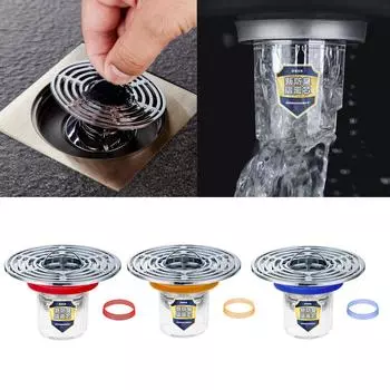 Сливные стержни с защитой от запахов для пола, прямой слив, канализационный унитаз, фильтр против обратного потока, универсальный артефакт для сливного отверстия в полу красный