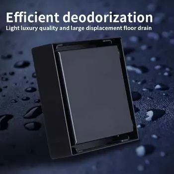 Сливы для пола 10 см квадратный слив для душа латунный сливной трап решетка для слива с фильтром для волос аксессуары для душа для ванной комнаты 811525