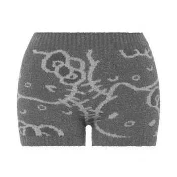 Sloggi G063 Hello Kitty трикотажные брюки M013 размер [Triumph] полудлина (Серый) М-ЛЛ