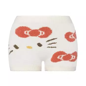 Sloggi G063 Hello Kitty трикотажные брюки размер M015 [Triumph] полудлина (белый) М-ЛЛ