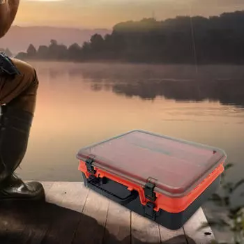 Слой с регулируемыми разделителями, контейнер для сережек, коробка 84x4,92 дюйма для крючков для воды для форели чёрный