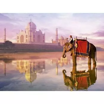 Слон Алмазная вышивка Кристалл Алмазные стразы Алмазная картина Вышивка крестом 20X30CM