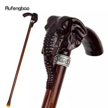 Слон, деревянная односуставная модная трость, декоративная трость для косплея, трость для вечеринки, Хэллоуин, булава, палочка, посох, 92 см