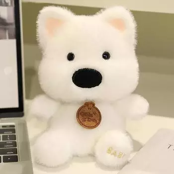 Слон Милый Кролик Пингвин Динозавр Лиса Утка Капибара Мультяшная Игрушка Плюшевая West Highland