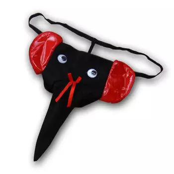 Слон Выпуклый Мешочек Мужские Эластичные Т-Назад Белье Стринги Эротическое Белье Сексуальное