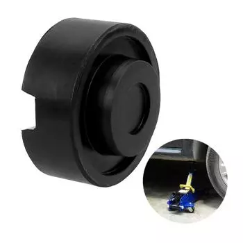 Slotted Floor Jack Pad Car Removal Tool Car Jack Support Block Car Removal Tool Rubber Black Frame Rail Adapter чёрный