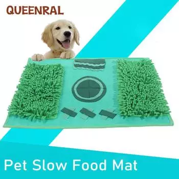 Слоу Фуд Коврик Собака Игрушка Нюхательный коврик Для домашних животных Коврик Медленное кормление Мат Войлок Для домашних животных Собака Нюхающий коврик