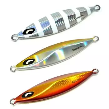 Slow Fall Set of Metal Jig Slow Jigging Jig for Spanish Fishing BAKSTORM Wing, 200g, 3, Lure, Jigging, Bluefish, Yellowtail, Kingfish, Hairtail,