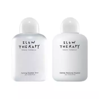 SLOW THERAPY Calming Essence Toner 260ml + Balancing Emulsion 260ml