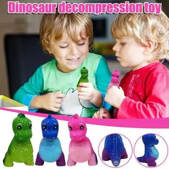 Медленная игрушка-симулятор Star Dinosaur Decompression Decompression Toy зелёный