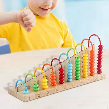 Сложение и вычитание деревянная счетная рамка, математическая игра, обучающая игрушка-счеты для