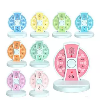 Сложение Вычитание Цифровой палец Гироскоп Подставка для телефона Обучающая арифметика Игрушка Вращающаяся головоломка Декомпрессионная игрушка разноцветный
