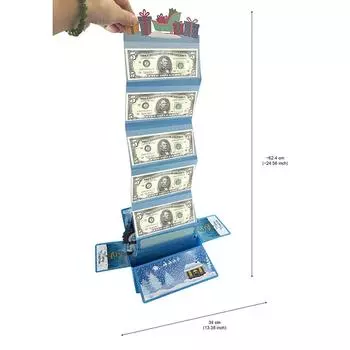 Сложенная праздничная открытка Праздничная поздравительная открытка 3D Рождественская цветочная поздравительная открытка Праздничные приглашения на праздничную вечеринку на английском языке