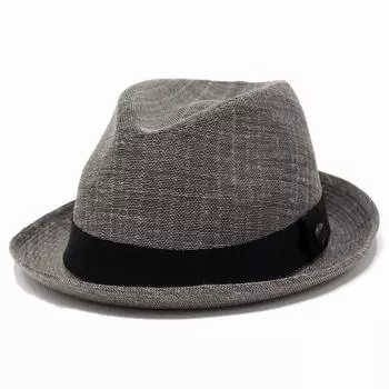 Сложенная шляпа Karami Made in Beige [Stetson], шляпа, лен, плетение, прозрачная, дышащая, мужская шляпа, Япония, весна/лето, 60 см, бежевый