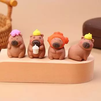 Случайные милые канцелярские принадлежности Capybara Eraser Детские игрушки Детский сад Награда Карандаш Ластик Подарки Capybara Eraser