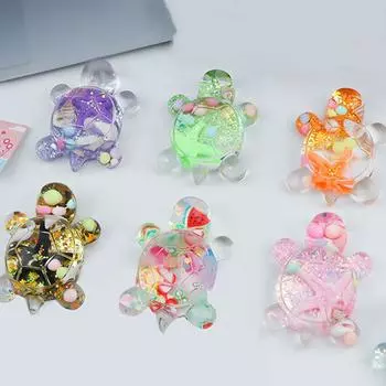 Случайные Звезды Зыбучие пески В Взрыв нефти Бусины Черепаха Настольные украшения Детские украшения Зыбучие пески Украшения