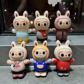 Случайный Labubu медленно восстанавливающийся щипок декомпрессионная вентиляционная игрушка мягкая медленно поднимающаяся игрушка для снятия стресса подарок