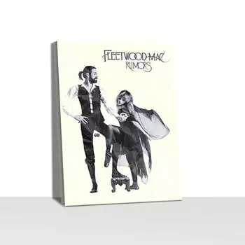 Слухи Fleetwood Mac, виниловая картина на холсте, настенная художественная печать, постер, декоративная картина для гостиной, украшение для дома 21*30cm