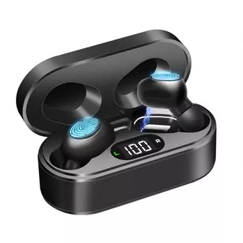 Слуховой аппарат для пожилых людей с ЖК-дисплеем, перезаряжаемый усилитель слуха для взрослых для тяжелой потери слуха, с чехлом для зарядки и USB-кабелем для зарядки