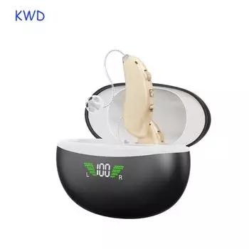 Слуховой аппарат перезаряжаемый цифровой 16-канальный слуховой аппарат с магнитной зарядкой для людей с нарушениями слуха с низким уровнем шума, регулируемый усилитель звука